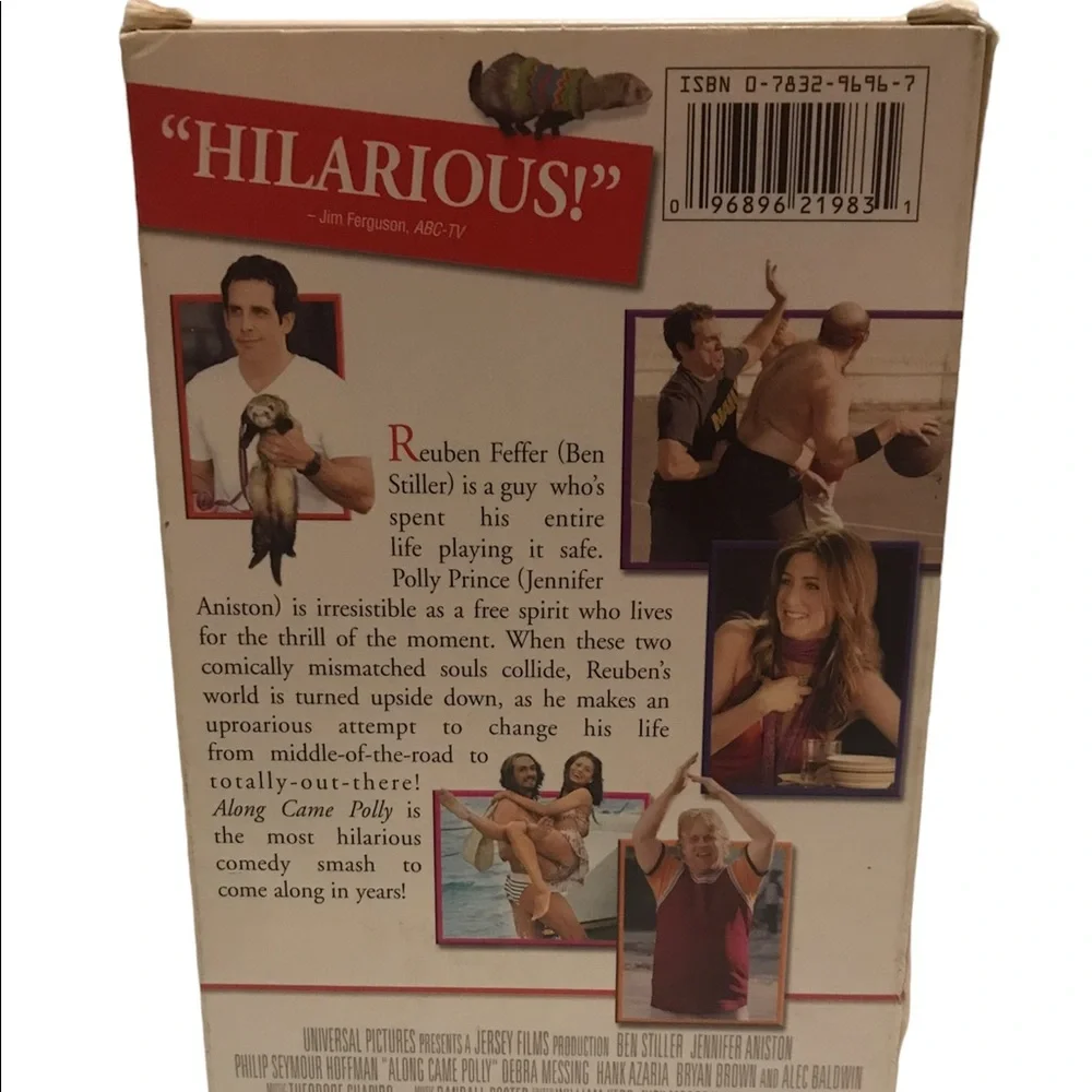 Along Came Polly VHS 2004 Video Tape - UNTESTED